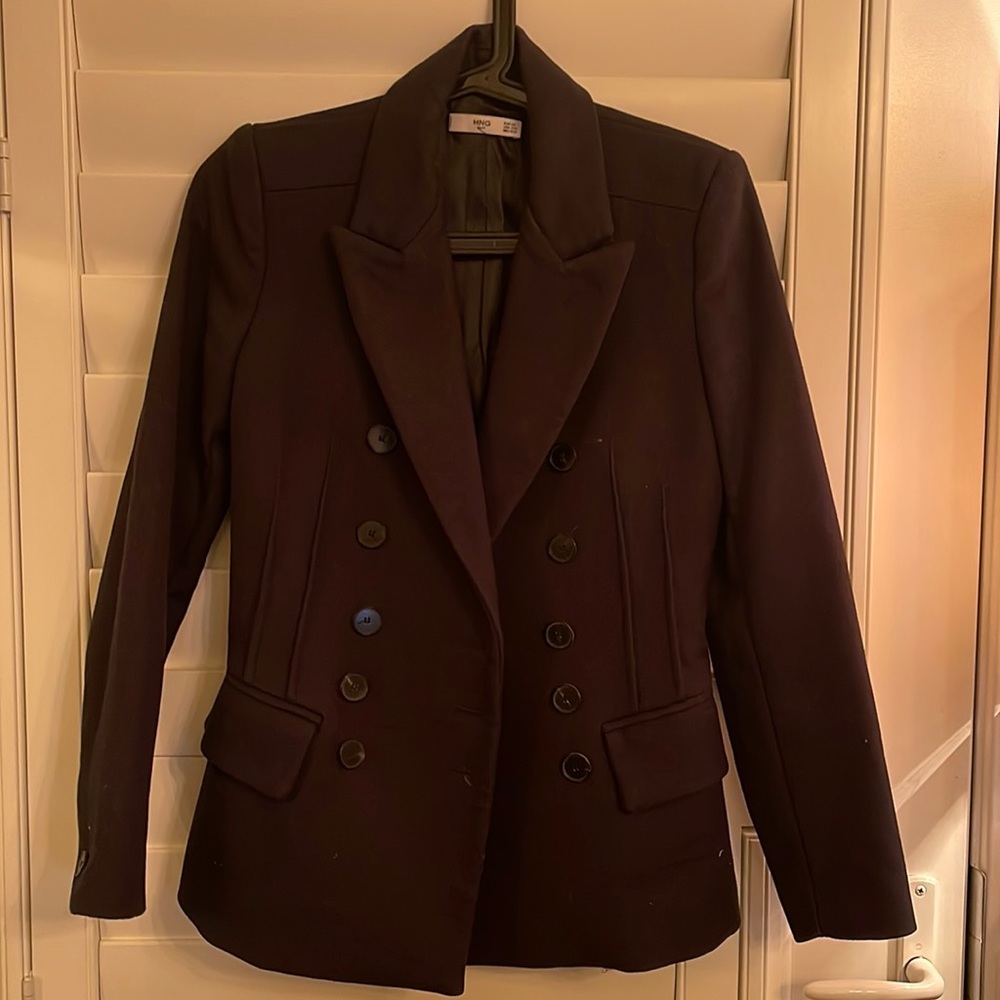 Mango Deep Green Blazer